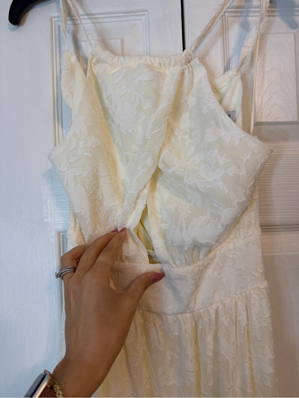 Baltic Born Off White Lace Maxi Dress — image 3 of 6